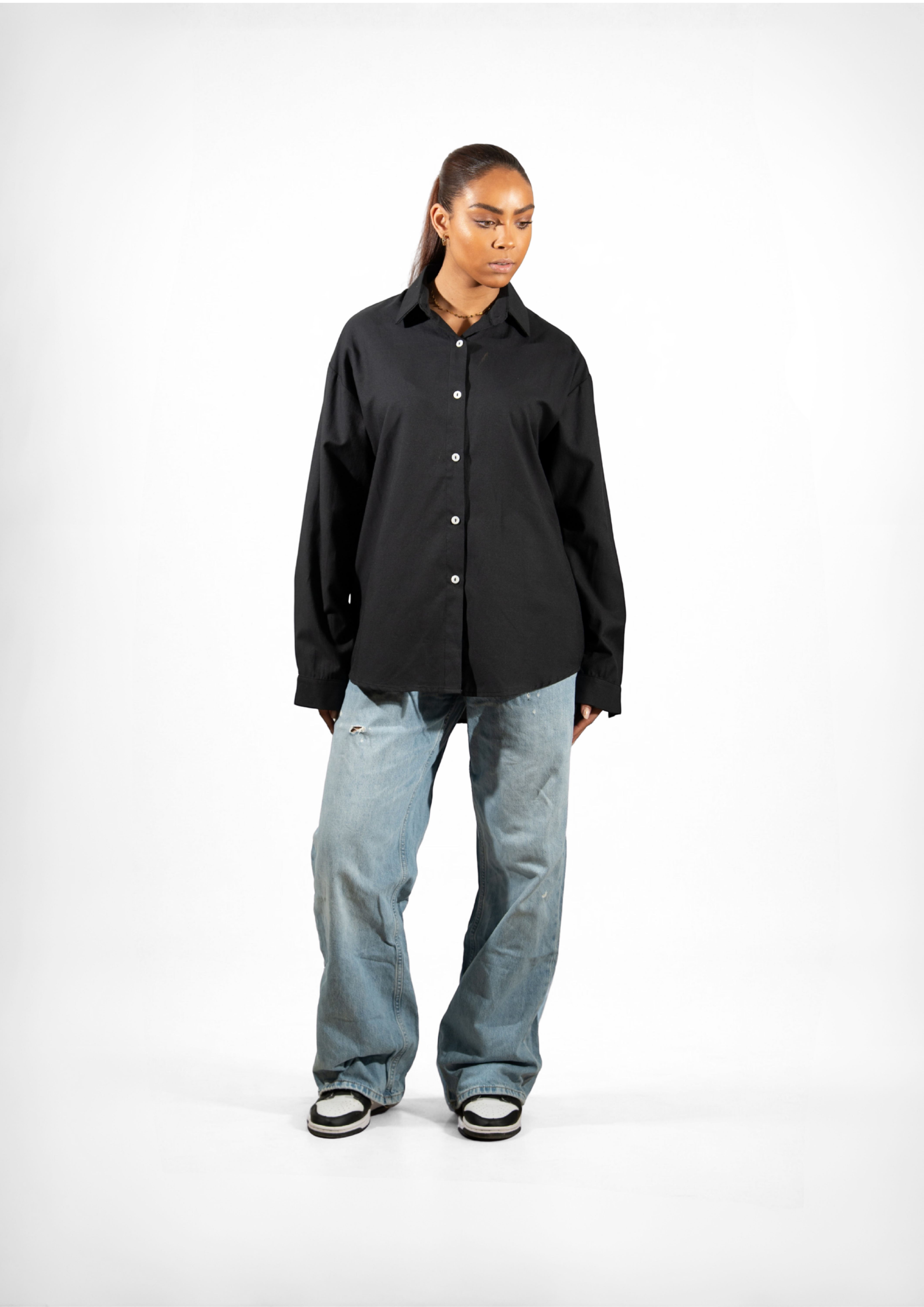 Chemise Oversize Noire